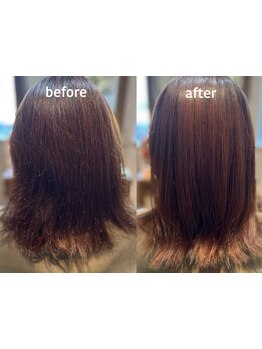 髪質改善トリートメントで、髪の芯からダメージを集中補修！艶やかな質感と柔らかな手触りがやみつきです☆