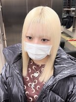 ペレ 栄店(PELE)&nbsp;切りっぱなしボブ/エアリーロング/美髪/ピンクブラウン/栄