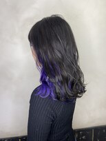 オーブ ヘアー アズール 吉祥寺店(AUBE HAIR azul)&nbsp;インナーカラー　ムラサキ