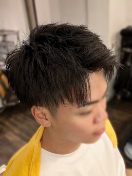 ボイスバーバー 高野店(VOICE BARBER) アップバングショート