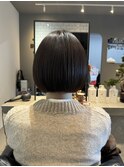 切りっぱなしボブ
