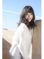 ミエル ヘア 新宿(miel hair) グレージュカラー透明感カラー