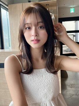 エトラ 渋谷店(etora) 小顔 フェミニンロング メルティーカラー 似合わせカット"