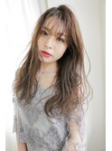 イメチェンホワイトブロンド外ハネボブ美髪ワイドバング韓国黒髪