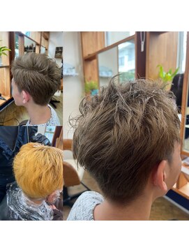 ヘアメイク ダブルス(Hair make Doubles) ブリーチカラー