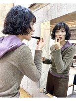 ナループロアオハナ(Nalu pu loa ohana) ボブパーマミニボブパーマ外国人風ボブパーマフレンチボブパーマ