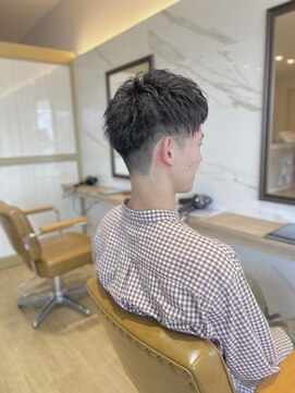 ラポールヘアー(rapport hair) 刈り上げショート×ニュアンスパーマ＊
