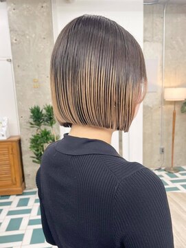 ノエ(noe) ホワイトグレージュ/デジタルパーマ/チェリーブラウン/栄r128