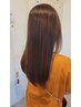 【話題の髪質改善♪】カット+クオラインストレート(縮毛矯正) +TR　 ￥13200