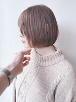 ラウンジ モリオ イケブクロ(Lounge MORIO Ikebukuro)&nbsp;＊ぱっつんボブ切りっぱなしボブ耳かけボブ軽めボブ顎ラインボブ