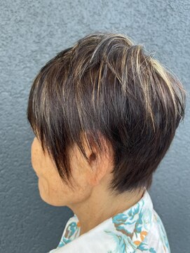 フェアリーテール つきのわ店 立体感カット&カラー