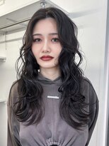 アルバム 渋谷パルコ(ALBUM)&nbsp;グレージュおくれ毛暗めカラーフェイスフレーミング_F20808