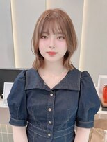 ロンドリゼル 札幌(Lond RiseL) オリーブグレー/前髪/ボブ/マロンベージュ/レイヤーカット/小顔