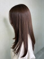 ヘアー ル シェーヌ ワンセカンド(hair le chene 1/2)&nbsp;ピンクブラウンロングレイヤー