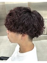 フィフス 渋谷(fifth)&nbsp;渋谷フェザーパーマシャドウパーマ波巻きパーマメンズミディアム