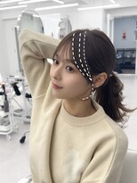 アマトウキョウスマートサロン(AMA TOKYO×Smart Salon) くびれレイヤー/顔まわりカット/レイヤーカット/小顔ヘア