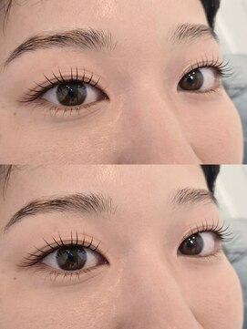 まつ毛パーマ【カール×奥行き×タレ目デザイン】