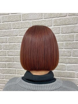 アボックス(abox) ブリーチ+オンカラー ピンクブラウン