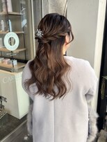 エヴリンアンドペイジ(Evelyn&paige)&nbsp;ハーフアップ/ヘアセット【神戸/元町】