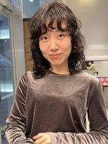 ジュリエッタ(giulietta)&nbsp;ミディアムウルフパーマ　ハッシュカット