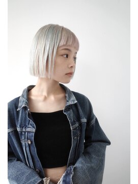 ラグ(log) ハイトーン×デザインカラー×ミニボブ！