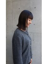 エヴリィ(every)&nbsp;切りっぱなしボブ暗髪【大阪/梅田/中津】