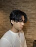 【藤田指名・学割U24】カット+ニュアンスパーマ+シェービング¥12650