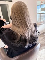リシェイルノイ(RICHAIR.NEU) エンドカラー☆シルバーグレージュ×ブラック