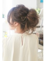 ヘアメイクサロンシャルメ(Hair Make Salon CHARMER)&nbsp;結婚式☆二次会★ゆるっとふわっとお団子スタイルへアセット