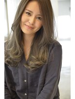 アドラーブル 万代店 (adorable)&nbsp;【adorable】ヘルシーレイヤーロブグレージュヘアー