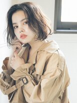 ディッセンバー 渋谷(December)&nbsp;【December】センターパート　クラシカル　ワンレンパーマボブ