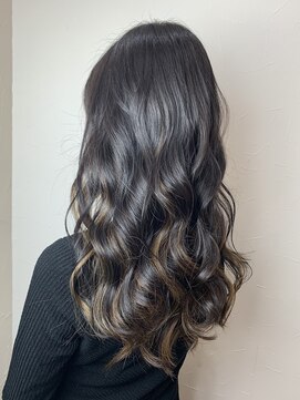 キャラ 池袋本店(CHARA) インナーハイライトアッシュグレージュ【キャラ池袋/池袋東口】_