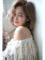 トッカ ヘアアンドトリートメント 千葉店(tocca hair&treatment) 《イルミナカラー×TOKIOで作る》透明感色っぽミディ