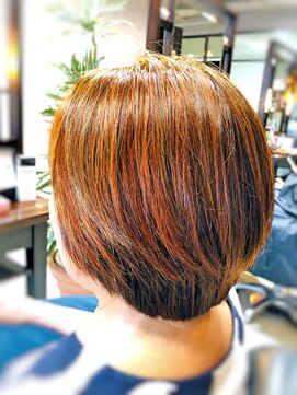 キャン 温品店(CAN) 【ＣＡＮ】大人女子におすすめ！ヘナ×グラデーションボブ