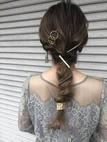 ラピッツヘアデザイン(la Pitt's hair design) ナチュラル編みおろしヘア