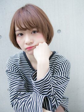 ルティア 池袋(Lutia) ひし形ボブとチョコレートアッシュ