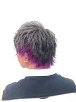 ザ サードヘアー 津田沼(THE 3rd HAIR) シルバー×ポイントパープル