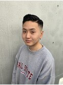 BARBER七三オールバック
