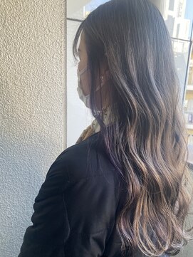 ラべリー 池袋(LOVELEY) スモーキーグレージュ　インナーカラー　【池袋】