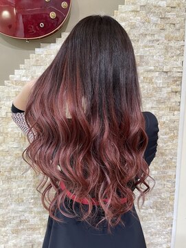 アンク クロス 関内店 ワインレッド【ロアエクステ80枚】