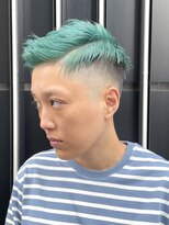 ピークアブー 原宿ハラカド(PEEK-A-BOO) ベリーショート×ミントグリーン