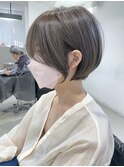 【Owll】大人かわいい マッシュボブ透明感フォギーベージュ
