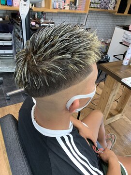 ルッカヘアガーデン バイ ラッシュゴールド(RUCCA HAIR GARDEN by LUSH GOLD) メンズメッシュ