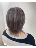白髪ぼかしハイライトミックス