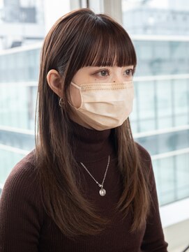 アフロート ギンザ(AFLOAT GINZA) 【白川】20代30代40代ぱっつん前髪シアーグレージュ23.2.3