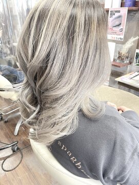 ヘアーピース(Hair Peace) ハイトーングレイカラー