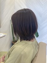 アリラ ヘアー アンド メイク(ALila hair & make) レイヤーボブ+ピンクグレージュ