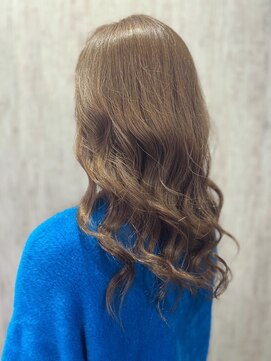 テトテ 門戸厄神店(tetote) 【tetote村山のサロンスタイル】波巻きレイヤーロング