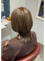 ヘアアンドメイク アース 聖蹟桜ヶ丘店(HAIR&MAKE EARTH) オシャレ度★★★レイヤー×ベージュブラウン