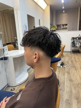 スノードロップ 高円寺店(Snowdrop) ダークアッシュ/アッシュブラック/カルマパーマ/ベリーショート